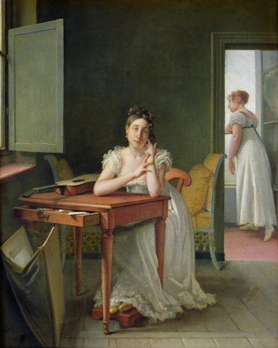 Portrait of Marceline Desbordes-Valmore by Michel Martin Drolling